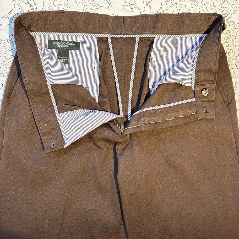 Brooks Brothers Brown Dress Pants - Picture 3 of 12